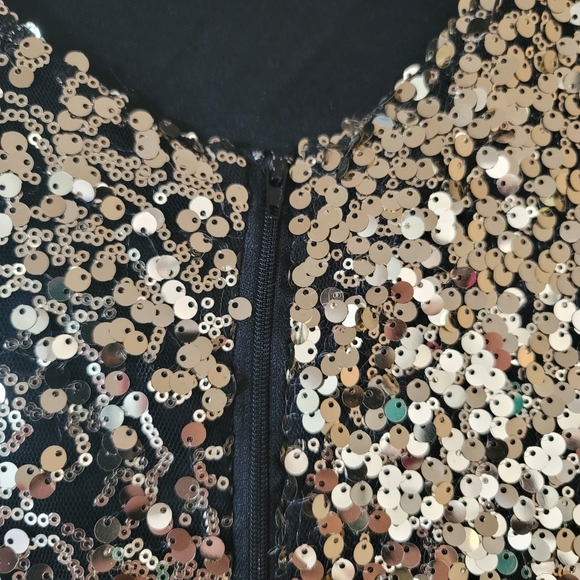 Gold and black sequin dress - Picture 3 of 4
